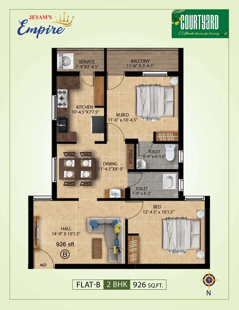 Residency Floor Plan