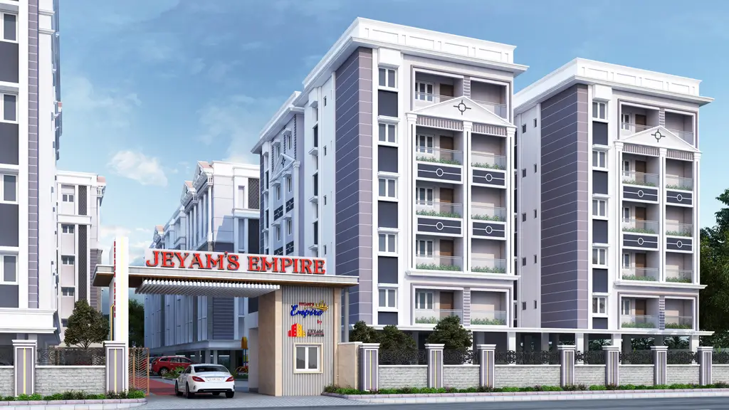 Jeyam Courtyard - 2BHK & 3BHK Flats - Jeyam Empire - KK Nagar - Trichy - Jeyam Builders