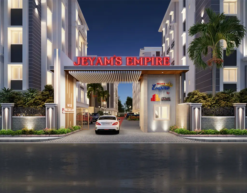 Jeyam Empire - Modern & Luxurious 2BHK & 3BHK Flats - World Class Amenities - KK Nagar - Trichy - Jeyam Builders